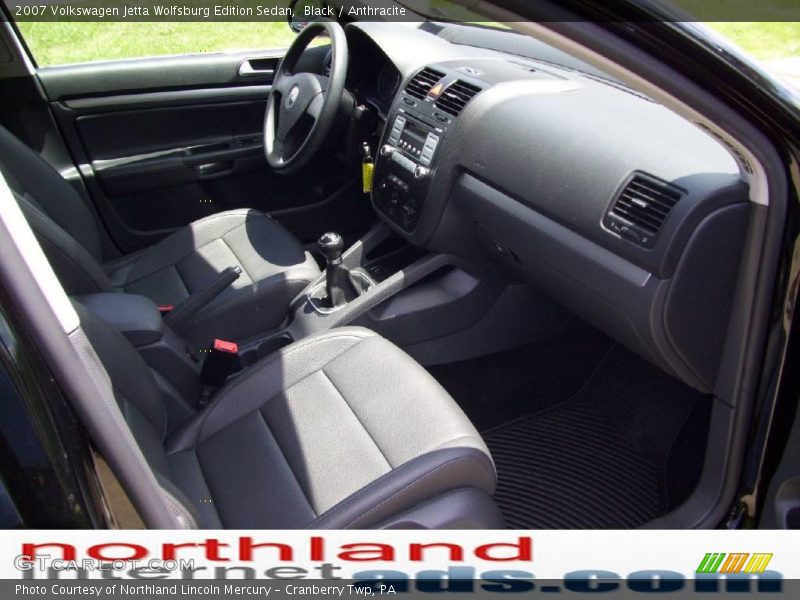 Black / Anthracite 2007 Volkswagen Jetta Wolfsburg Edition Sedan