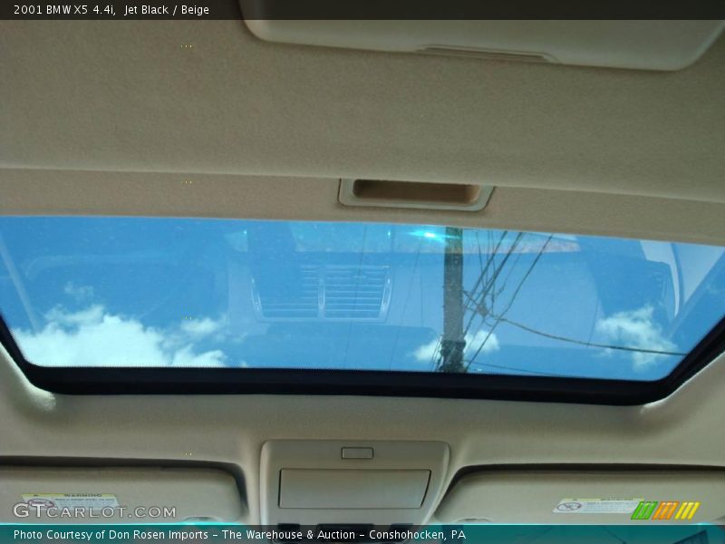 Jet Black / Beige 2001 BMW X5 4.4i