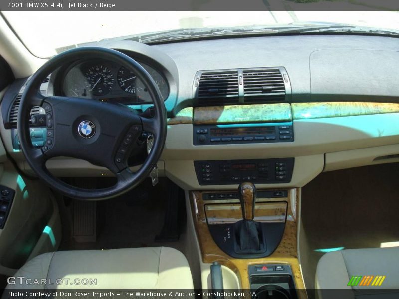 Jet Black / Beige 2001 BMW X5 4.4i
