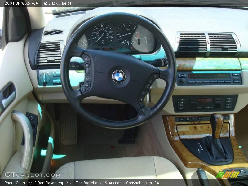 Jet Black / Beige 2001 BMW X5 4.4i
