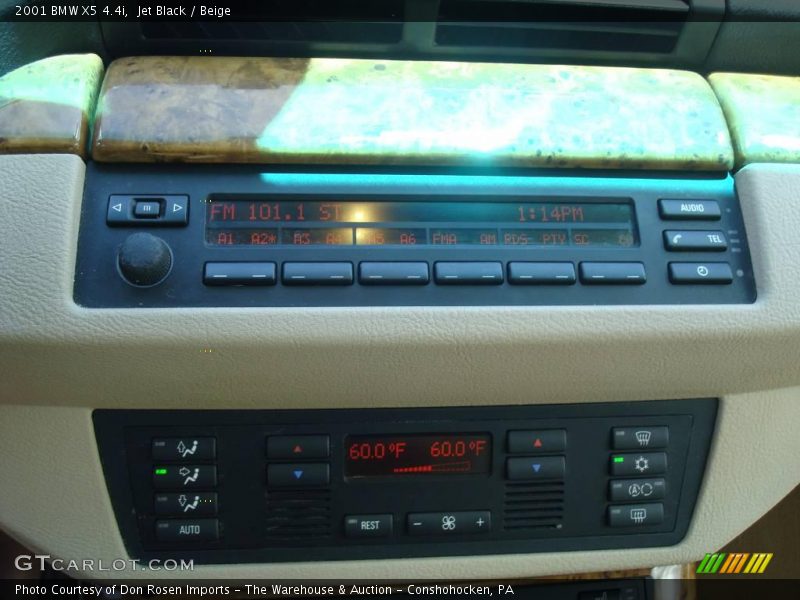 Jet Black / Beige 2001 BMW X5 4.4i