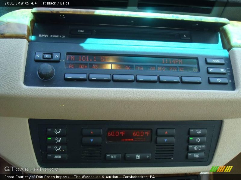 Jet Black / Beige 2001 BMW X5 4.4i
