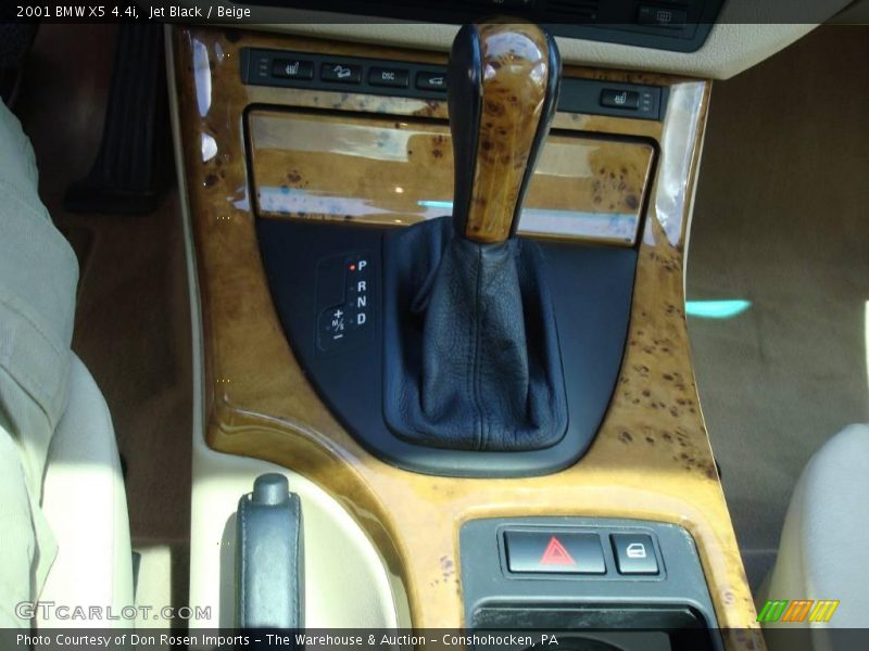 Jet Black / Beige 2001 BMW X5 4.4i