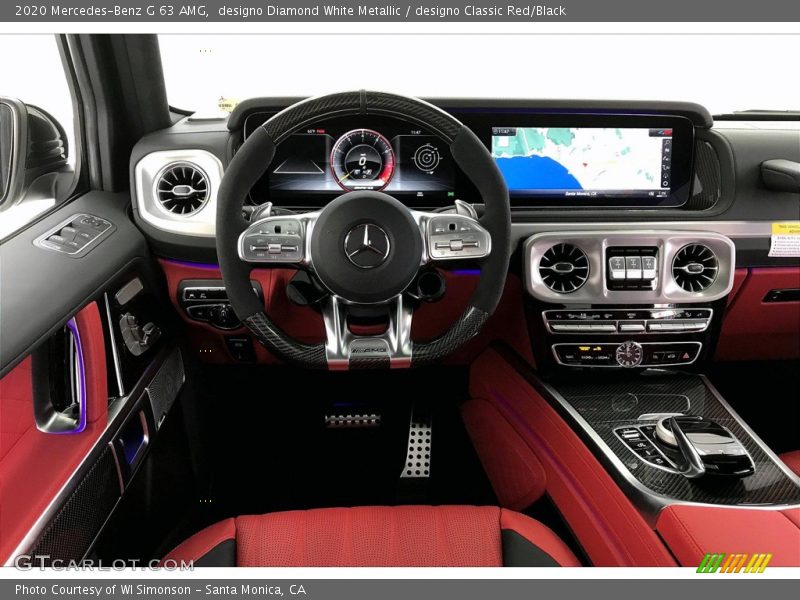 Dashboard of 2020 G 63 AMG