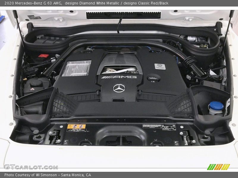  2020 G 63 AMG Engine - 4.0 Liter DI biturbo DOHC 32-Valve VVT V8