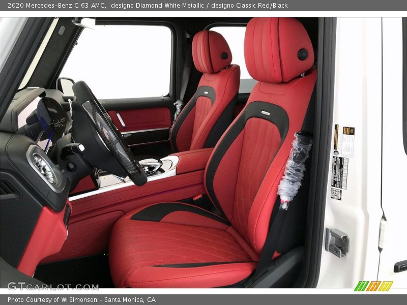  2020 G 63 AMG designo Classic Red/Black Interior