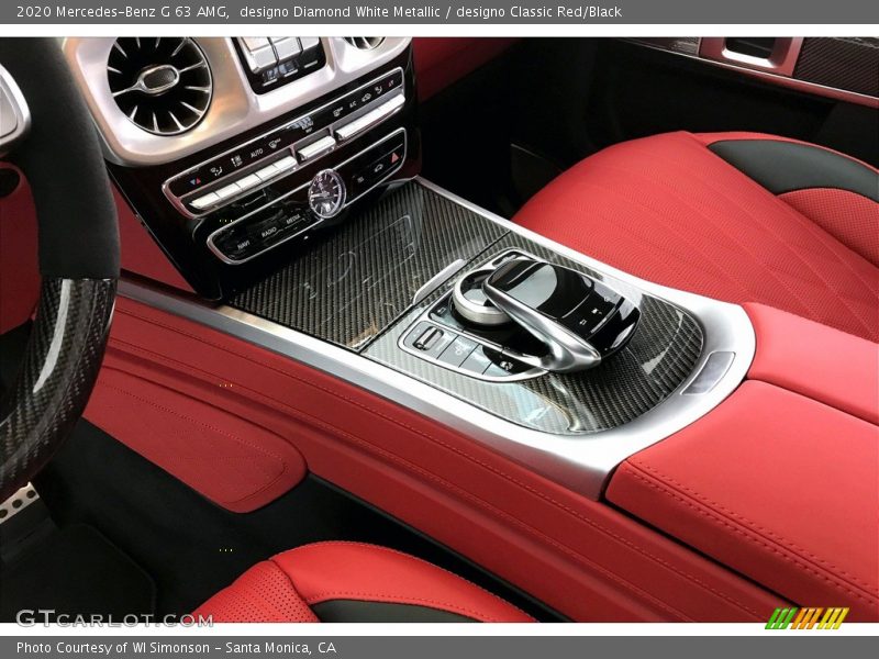 Controls of 2020 G 63 AMG