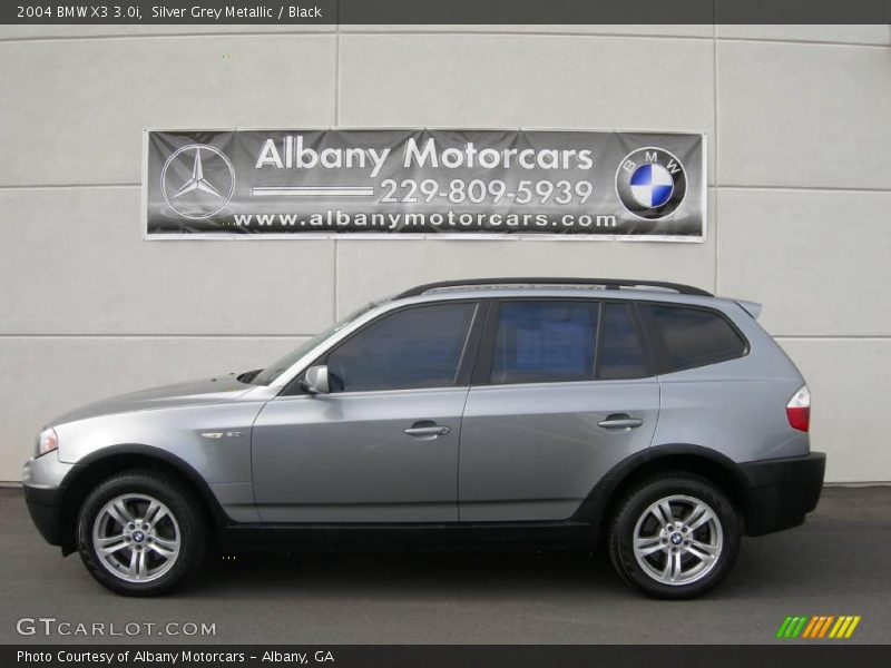 Silver Grey Metallic / Black 2004 BMW X3 3.0i