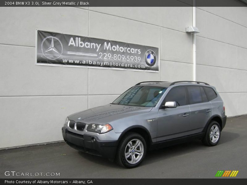 Silver Grey Metallic / Black 2004 BMW X3 3.0i