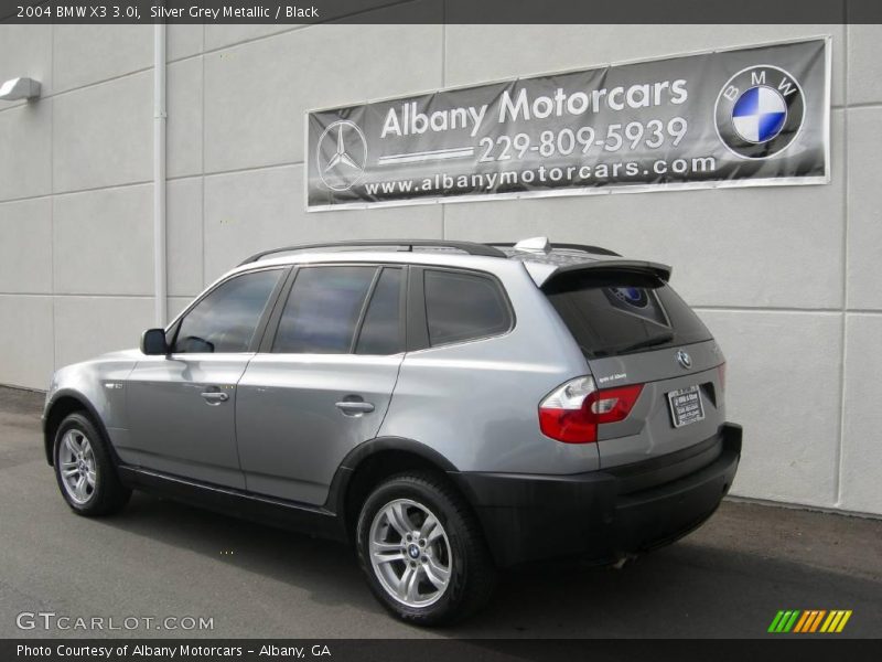 Silver Grey Metallic / Black 2004 BMW X3 3.0i