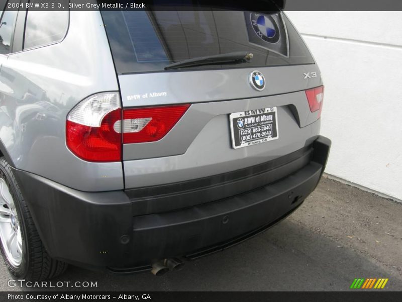 Silver Grey Metallic / Black 2004 BMW X3 3.0i