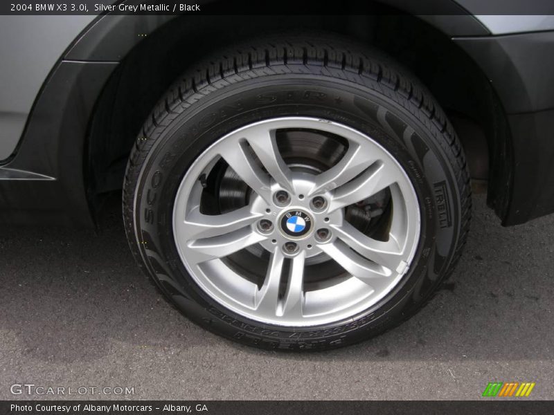 Silver Grey Metallic / Black 2004 BMW X3 3.0i