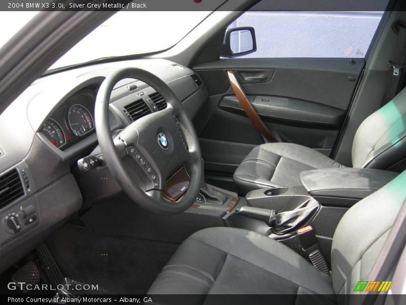 Silver Grey Metallic / Black 2004 BMW X3 3.0i