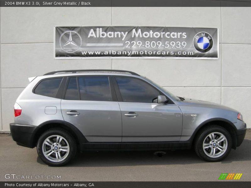 Silver Grey Metallic / Black 2004 BMW X3 3.0i