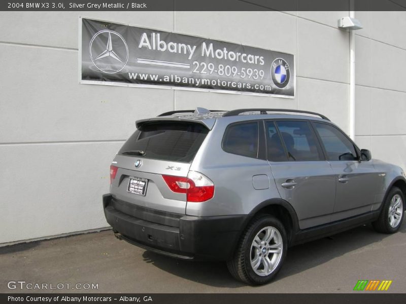 Silver Grey Metallic / Black 2004 BMW X3 3.0i
