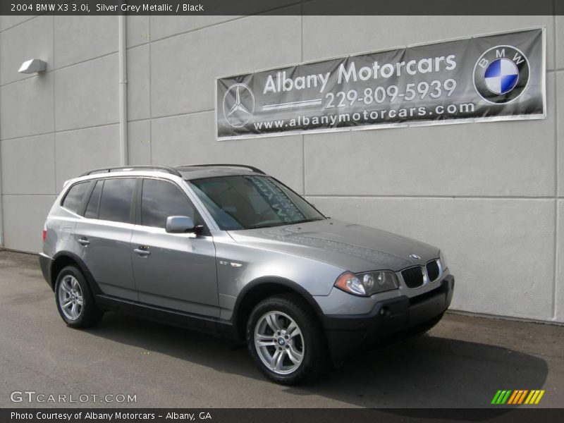 Silver Grey Metallic / Black 2004 BMW X3 3.0i