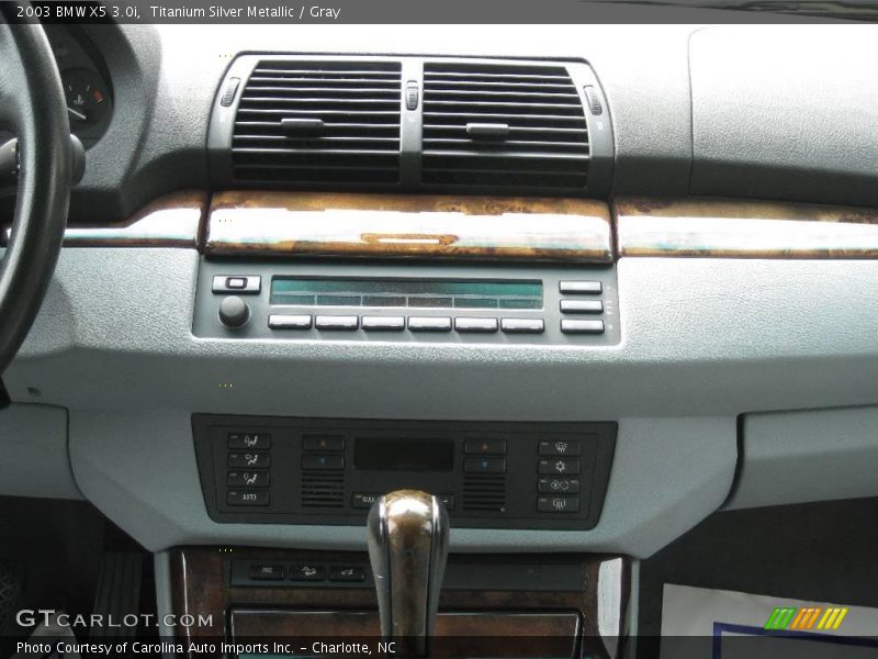 Titanium Silver Metallic / Gray 2003 BMW X5 3.0i