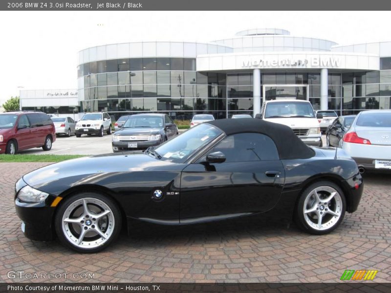 Jet Black / Black 2006 BMW Z4 3.0si Roadster