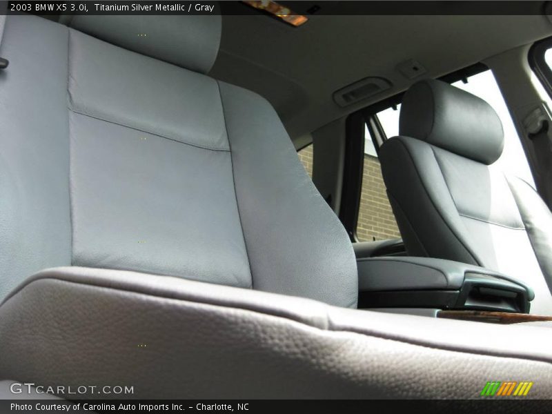 Titanium Silver Metallic / Gray 2003 BMW X5 3.0i