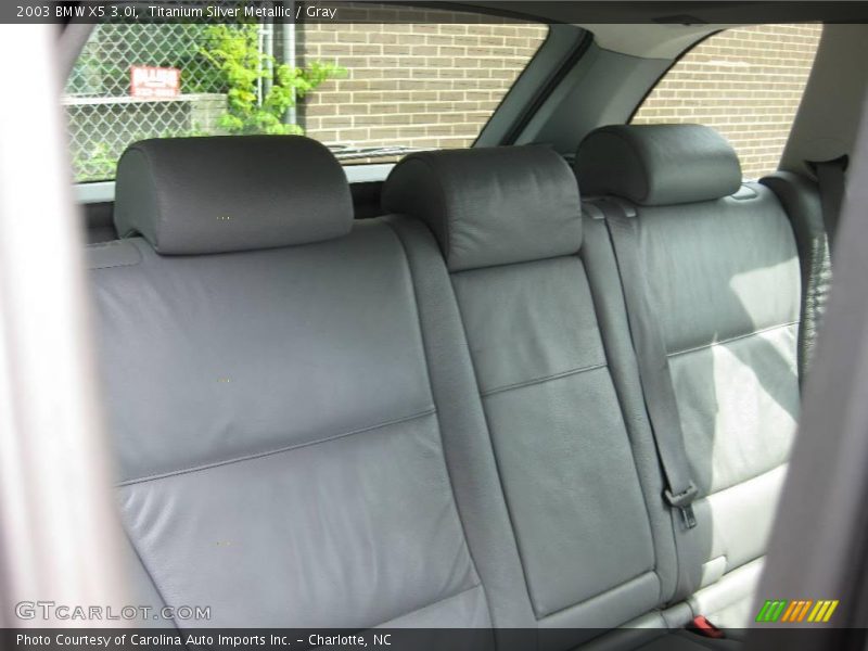 Titanium Silver Metallic / Gray 2003 BMW X5 3.0i