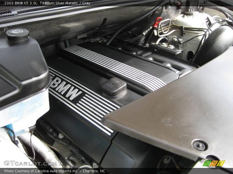 Titanium Silver Metallic / Gray 2003 BMW X5 3.0i