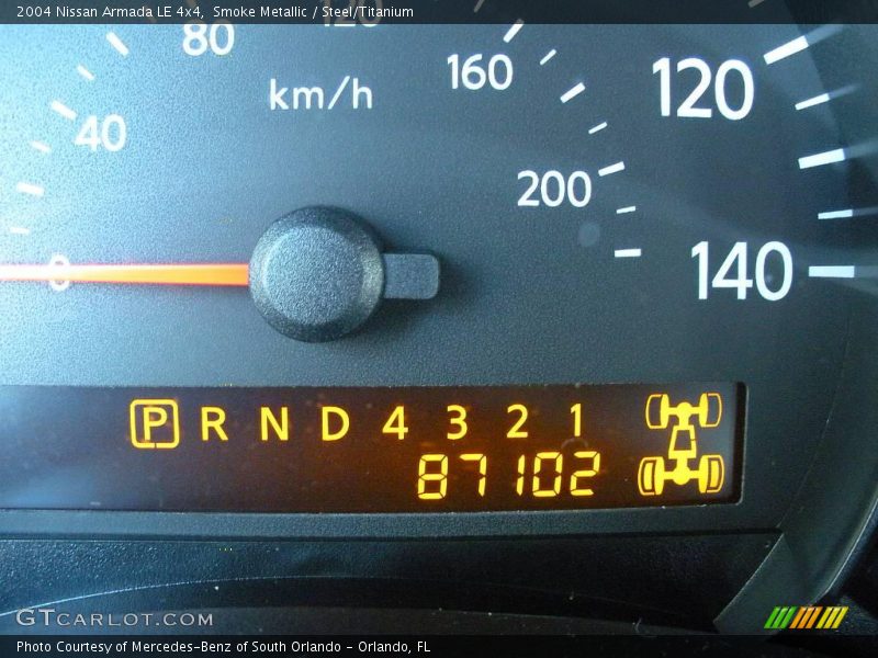 Smoke Metallic / Steel/Titanium 2004 Nissan Armada LE 4x4