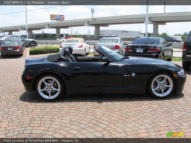 Jet Black / Black 2006 BMW Z4 3.0si Roadster