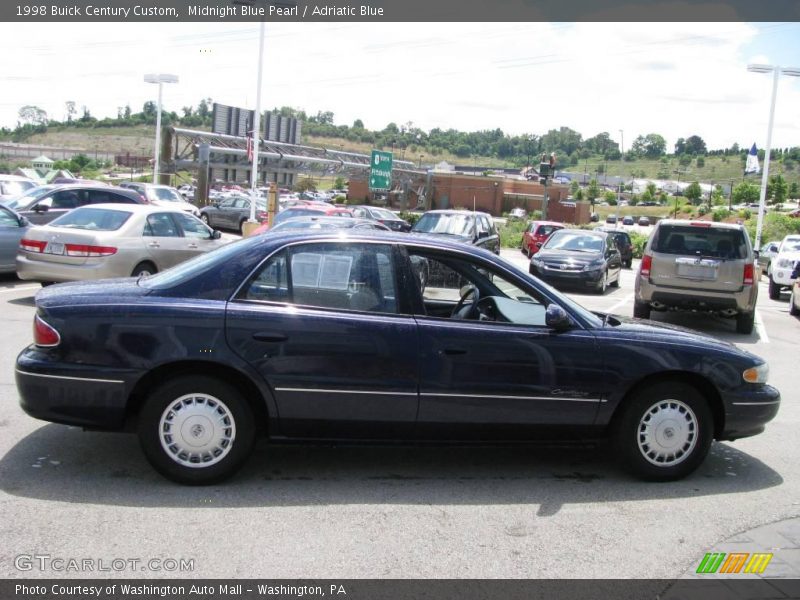 Midnight Blue Pearl / Adriatic Blue 1998 Buick Century Custom