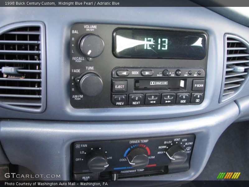Midnight Blue Pearl / Adriatic Blue 1998 Buick Century Custom