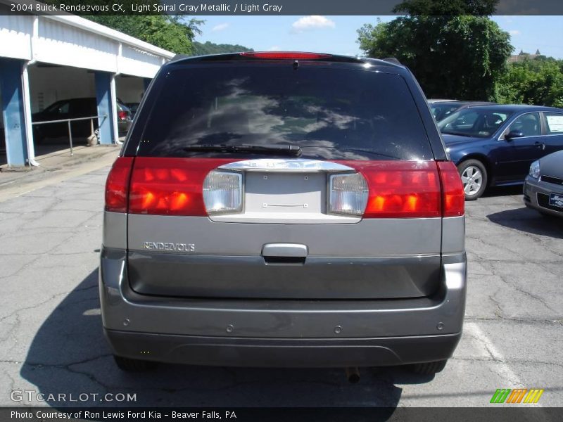 Light Spiral Gray Metallic / Light Gray 2004 Buick Rendezvous CX