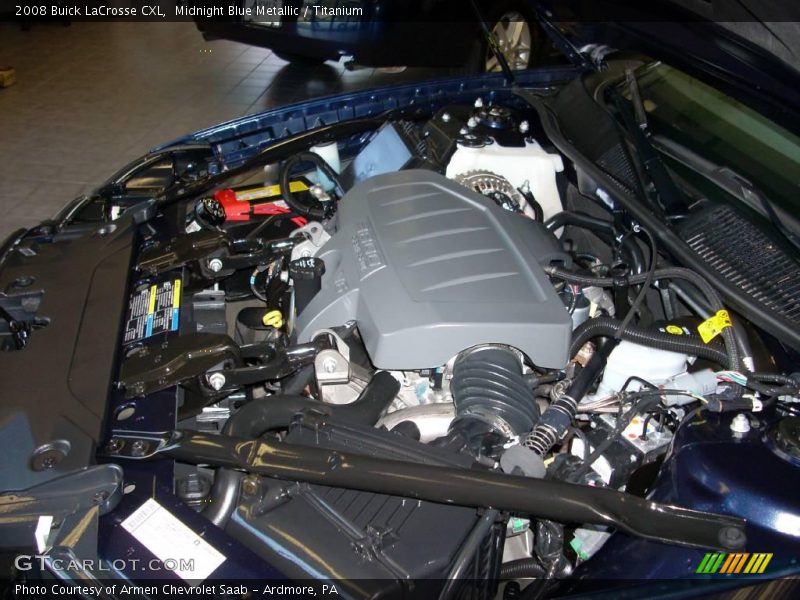 Midnight Blue Metallic / Titanium 2008 Buick LaCrosse CXL