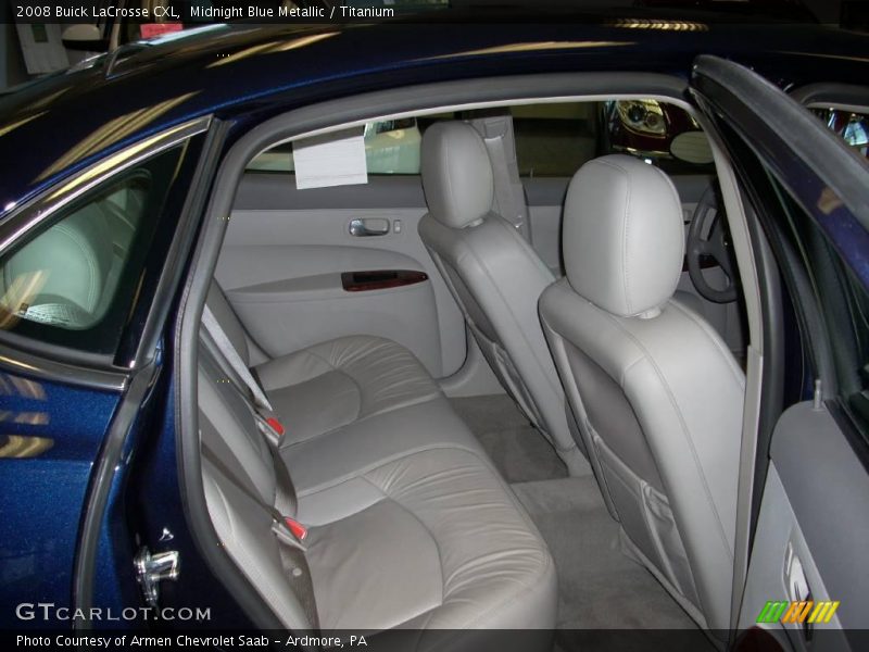 Midnight Blue Metallic / Titanium 2008 Buick LaCrosse CXL