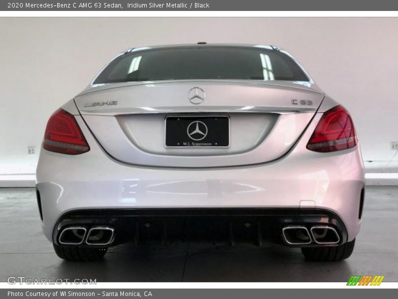 Iridium Silver Metallic / Black 2020 Mercedes-Benz C AMG 63 Sedan