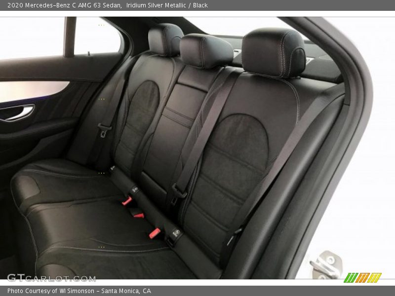 Rear Seat of 2020 C AMG 63 Sedan