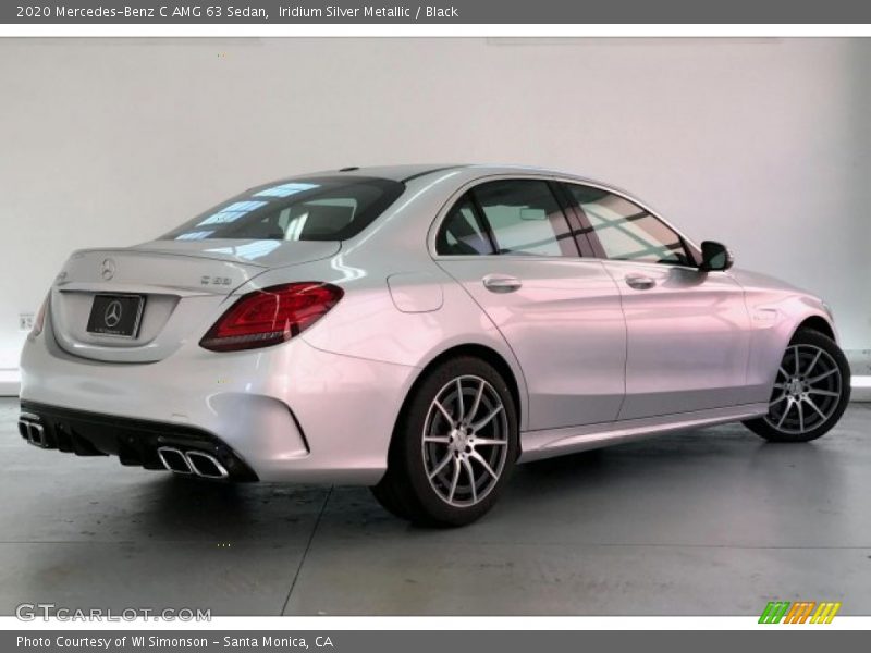 Iridium Silver Metallic / Black 2020 Mercedes-Benz C AMG 63 Sedan