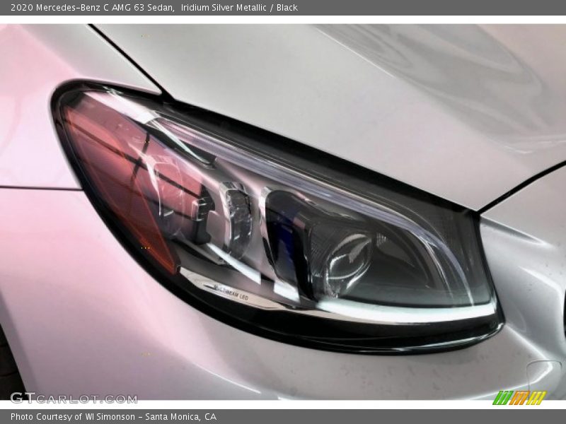 Iridium Silver Metallic / Black 2020 Mercedes-Benz C AMG 63 Sedan