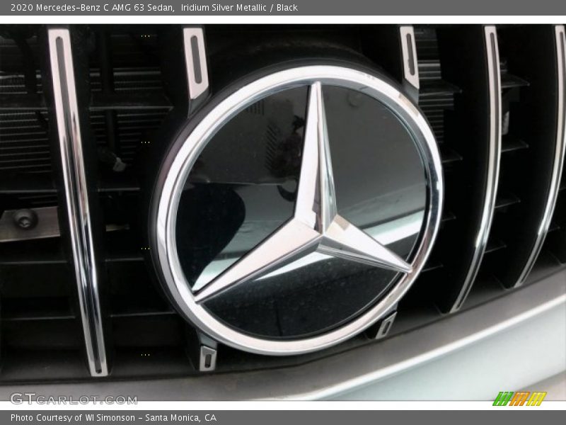Iridium Silver Metallic / Black 2020 Mercedes-Benz C AMG 63 Sedan