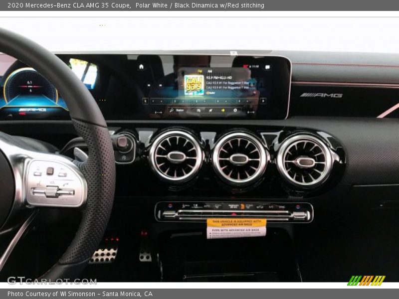 Controls of 2020 CLA AMG 35 Coupe