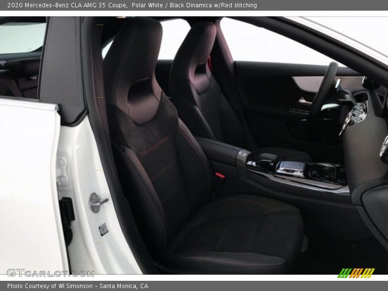 Polar White / Black Dinamica w/Red stitching 2020 Mercedes-Benz CLA AMG 35 Coupe