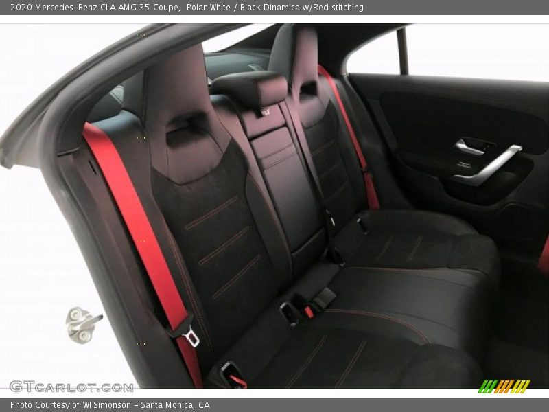 Rear Seat of 2020 CLA AMG 35 Coupe