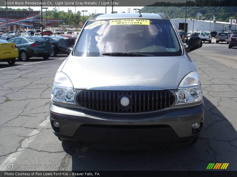 Light Spiral Gray Metallic / Light Gray 2004 Buick Rendezvous CX