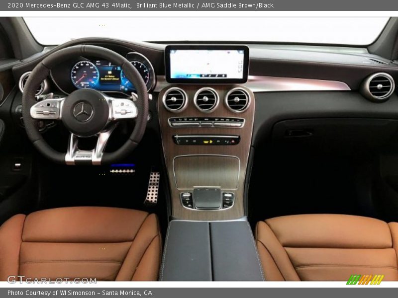 Dashboard of 2020 GLC AMG 43 4Matic