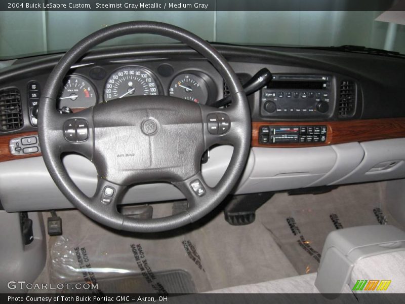 Steelmist Gray Metallic / Medium Gray 2004 Buick LeSabre Custom