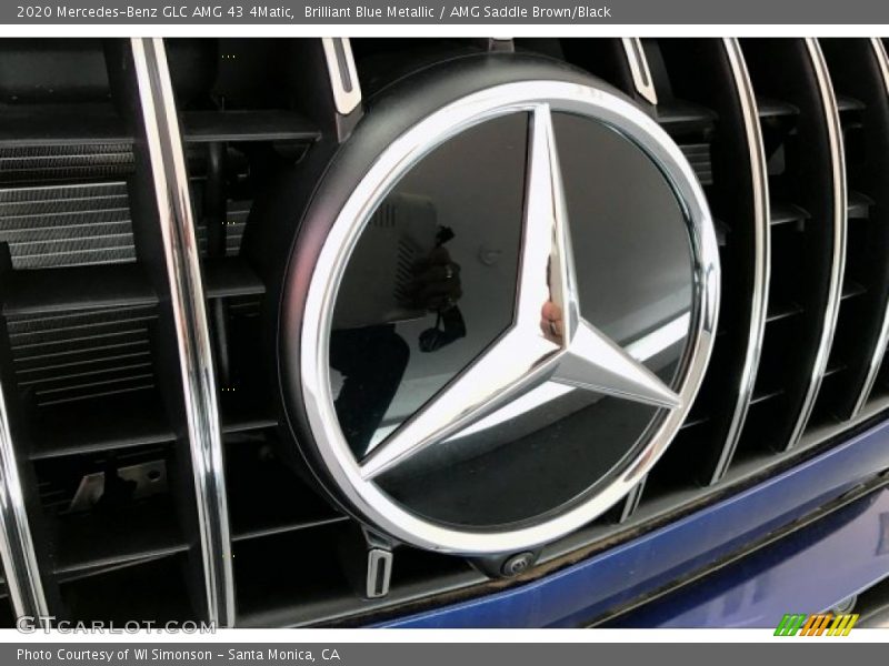 Brilliant Blue Metallic / AMG Saddle Brown/Black 2020 Mercedes-Benz GLC AMG 43 4Matic