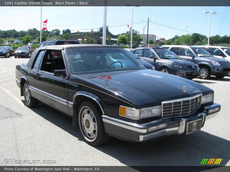 Black Raven / Black 1991 Cadillac DeVille Coupe