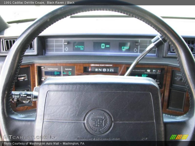 Black Raven / Black 1991 Cadillac DeVille Coupe