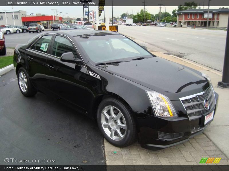 Black Raven / Ebony 2009 Cadillac CTS 4 AWD Sedan