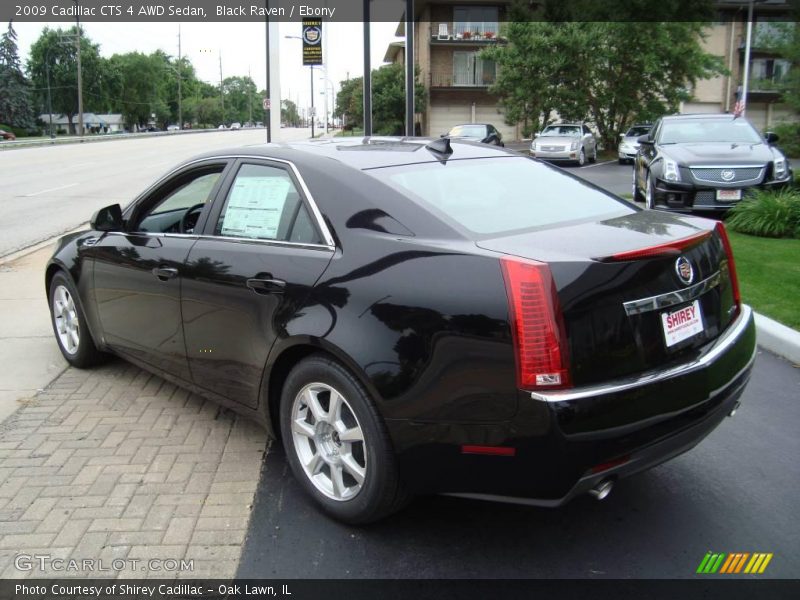 Black Raven / Ebony 2009 Cadillac CTS 4 AWD Sedan
