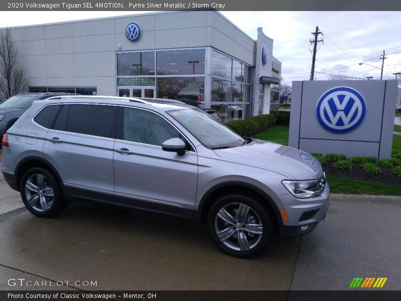 Pyrite Silver Metallic / Storm Gray 2020 Volkswagen Tiguan SEL 4MOTION