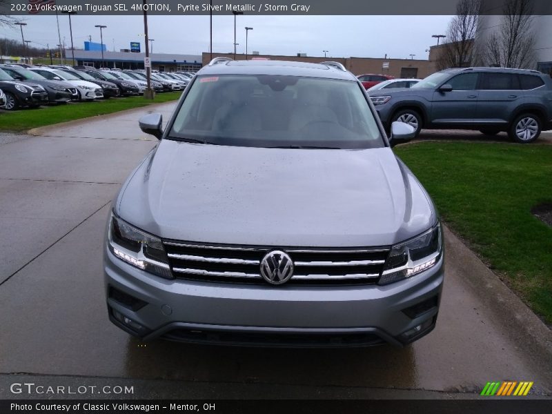 Pyrite Silver Metallic / Storm Gray 2020 Volkswagen Tiguan SEL 4MOTION